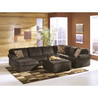 Vista - Chocolate 3 Pc. LAF Chaise Sectional
