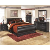Huey Vineyard 5 Pc. Bedroom - Dresser, Mirror & Full Sleigh Bed